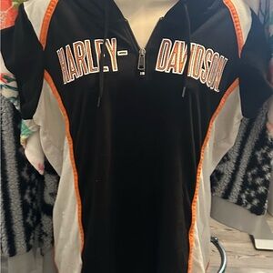 Harley-Davidson Black and Orange Motor Oil Patch